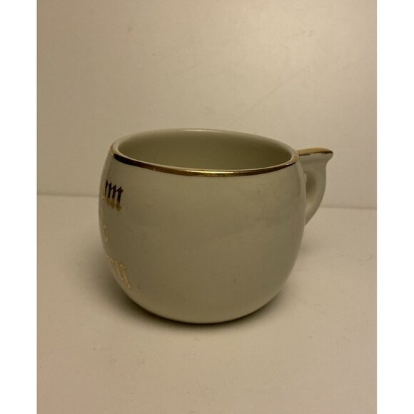 Vtg Hall Tom & Jerry Ball Shaped Replacement Punch Cup Gold Trim - Picture 2 of 14